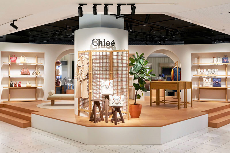 Chloé SPRING 2022 COLLECTION ISETAN THE STAGE, Pop-up Store
